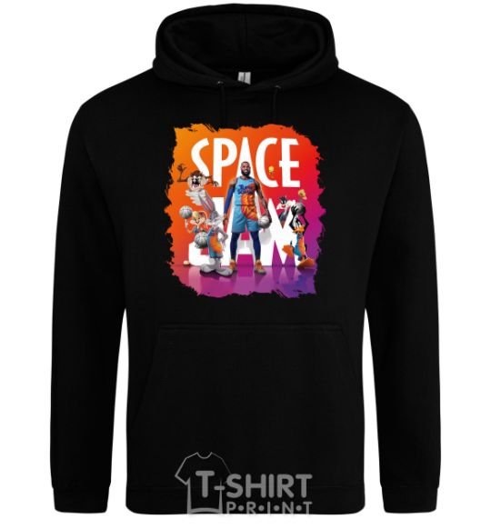 Men`s hoodie LeBron James (Space Jam) black фото