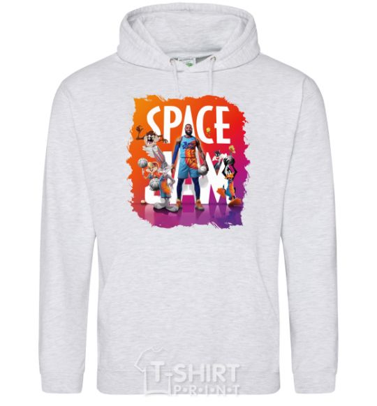 Men`s hoodie LeBron James (Space Jam) sport-grey фото