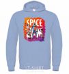 Men`s hoodie LeBron James (Space Jam) sky-blue фото