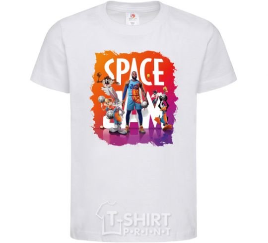 Детская футболка LeBron James (Space Jam) Белый фото