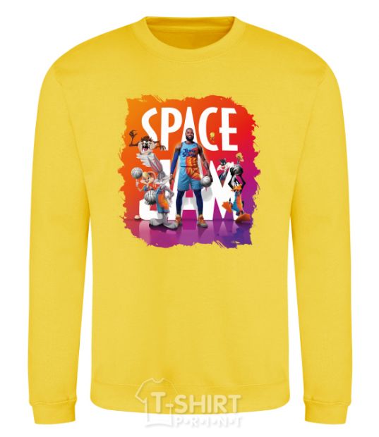 Sweatshirt LeBron James (Space Jam) yellow фото