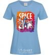 Women's T-shirt LeBron James (Space Jam) sky-blue фото