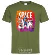 Мужская футболка LeBron James (Space Jam) Оливковый фото
