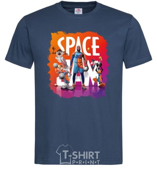 Мужская футболка LeBron James (Space Jam) Темно-синий фото