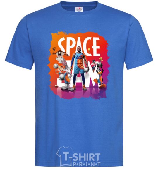 Мужская футболка LeBron James (Space Jam) Ярко-синий фото