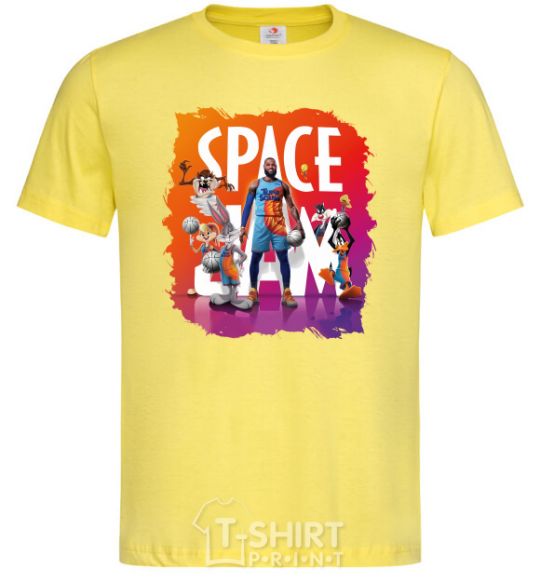 Мужская футболка LeBron James (Space Jam) Лимонный фото