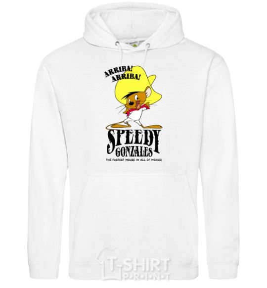 Men`s hoodie Speedy Gonzales White фото