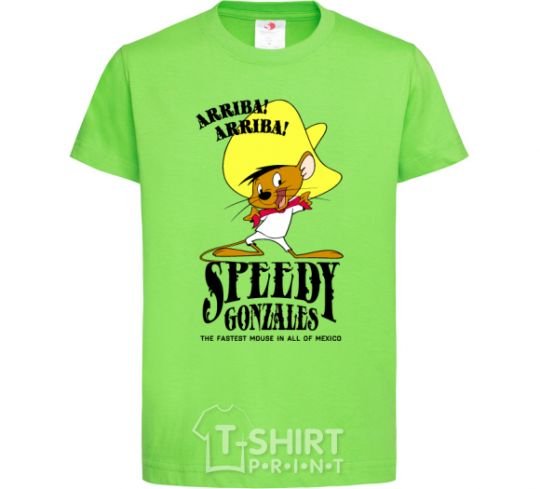 Kids T-shirt Speedy Gonzales orchid-green фото