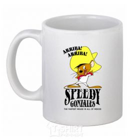 Ceramic mug Speedy Gonzales White фото
