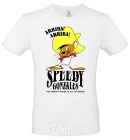 Men's T-Shirt Speedy Gonzales White фото