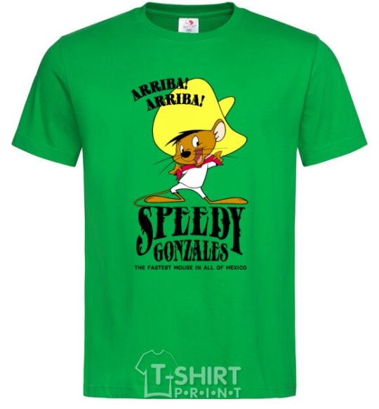 Мужская футболка Speedy Gonzales Зеленый фото