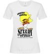 Women's T-shirt Speedy Gonzales White фото