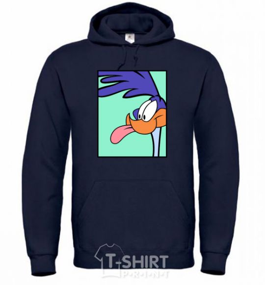 Men`s hoodie Road Runner navy-blue фото