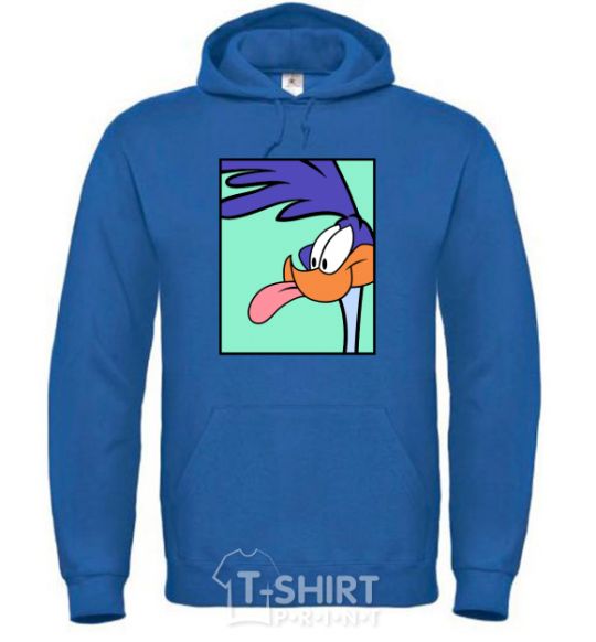 Men`s hoodie Road Runner royal фото