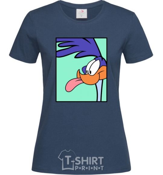 Women's T-shirt Road Runner navy-blue фото