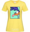 Women's T-shirt Road Runner cornsilk фото