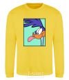 Sweatshirt Road Runner yellow фото