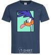 Men's T-Shirt Road Runner navy-blue фото