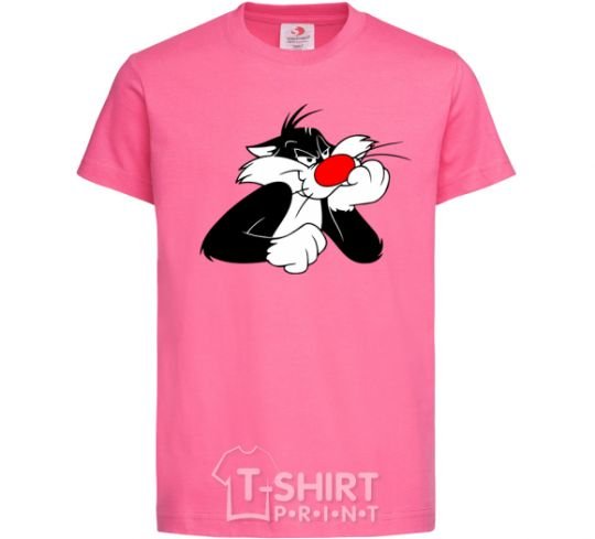 Kids T-shirt Sylvester Cat heliconia фото