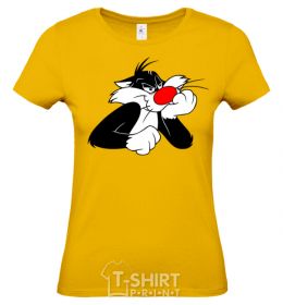Women's T-shirt Sylvester Cat cornsilk фото