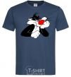 Мужская футболка Sylvester Cat Темно-синий фото