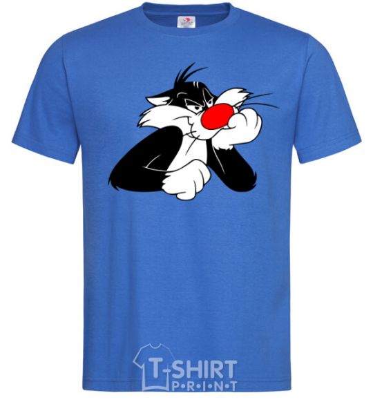 Men's T-Shirt Sylvester Cat royal-blue фото