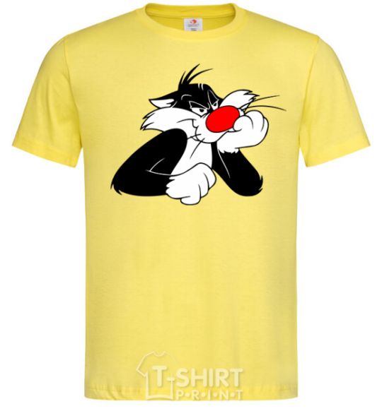 Men's T-Shirt Sylvester Cat cornsilk фото