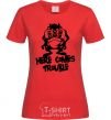 Women's T-shirt Tasmanian Devil red фото