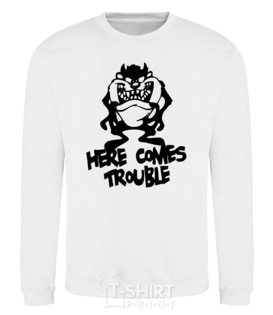 Sweatshirt Tasmanian Devil White фото