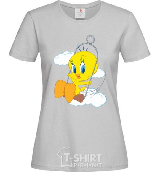 Women's T-shirt Tweety Bird grey фото