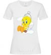 Women's T-shirt Tweety Bird White фото