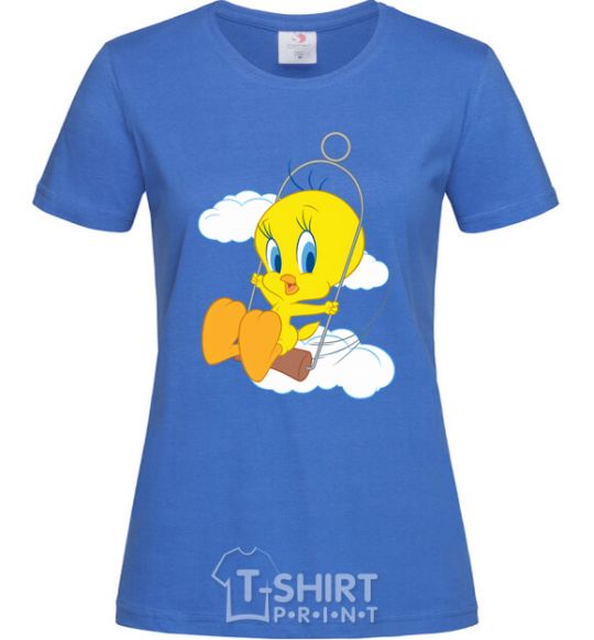 Women's T-shirt Tweety Bird royal-blue фото