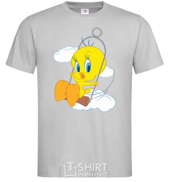 Men's T-Shirt Tweety Bird grey фото