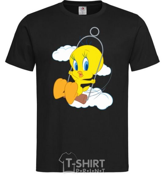 Мужская футболка Твити (Tweety Bird) Черный фото