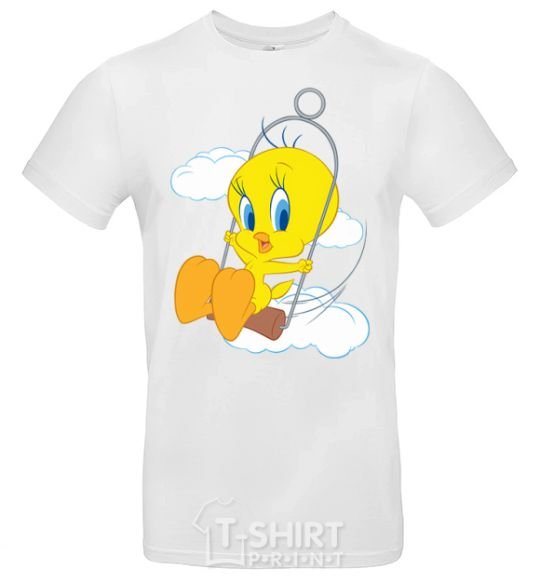 Men's T-Shirt Tweety Bird White фото