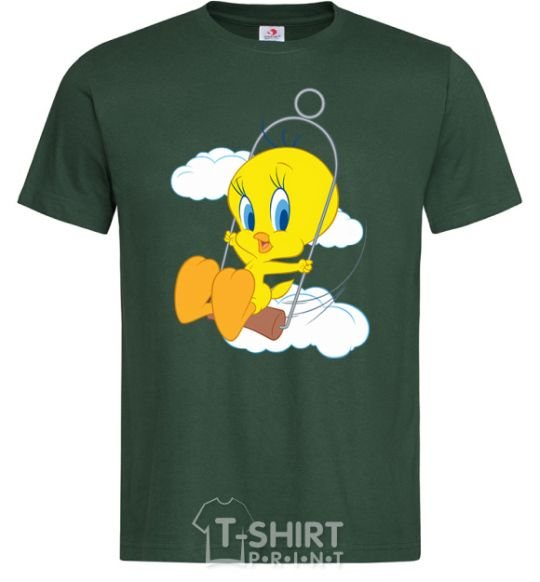 Men's T-Shirt Tweety Bird bottle-green фото