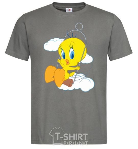 Men's T-Shirt Tweety Bird dark-grey фото