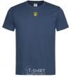 Men's T-Shirt Coat of arms small print navy-blue фото