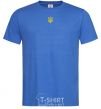 Men's T-Shirt Coat of arms small print royal-blue фото