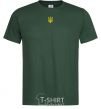 Men's T-Shirt Coat of arms small print bottle-green фото