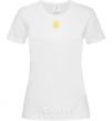 Women's T-shirt Coat of arms small print White фото