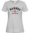 Women's T-shirt Barnes The Winter Soldier grey фото