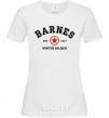 Women's T-shirt Barnes The Winter Soldier White фото