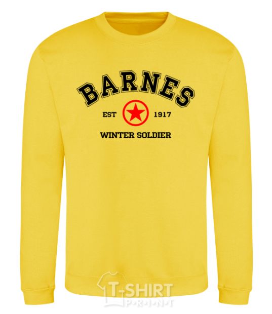 Sweatshirt Barnes The Winter Soldier yellow фото
