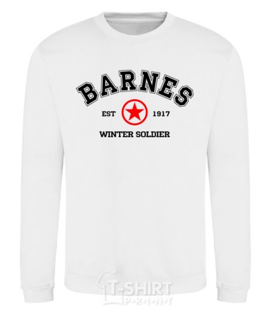 Sweatshirt Barnes The Winter Soldier White фото