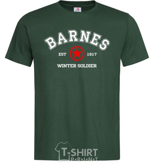 Мужская футболка Barnes Зимній солдат Темно-зеленый фото