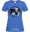 Женская футболка Аквамен Ярко-синий фото