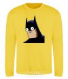 Sweatshirt Batman is fun yellow фото