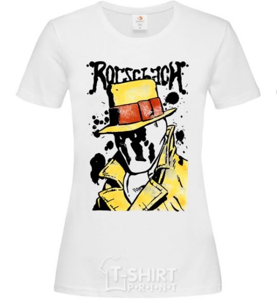 Women's T-shirt Роршах Rorschach White фото