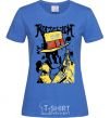 Women's T-shirt Роршах Rorschach royal-blue фото